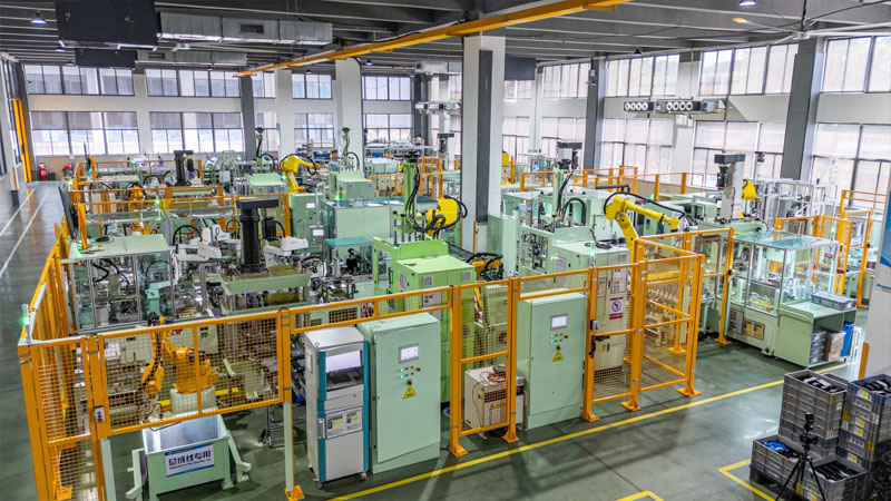 EV rotor assembly workshop